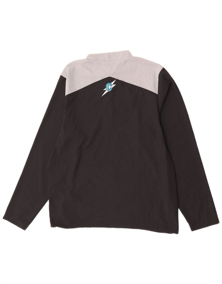 Under Armour Uomo Cold Gear Top manica lunga color block nero medio