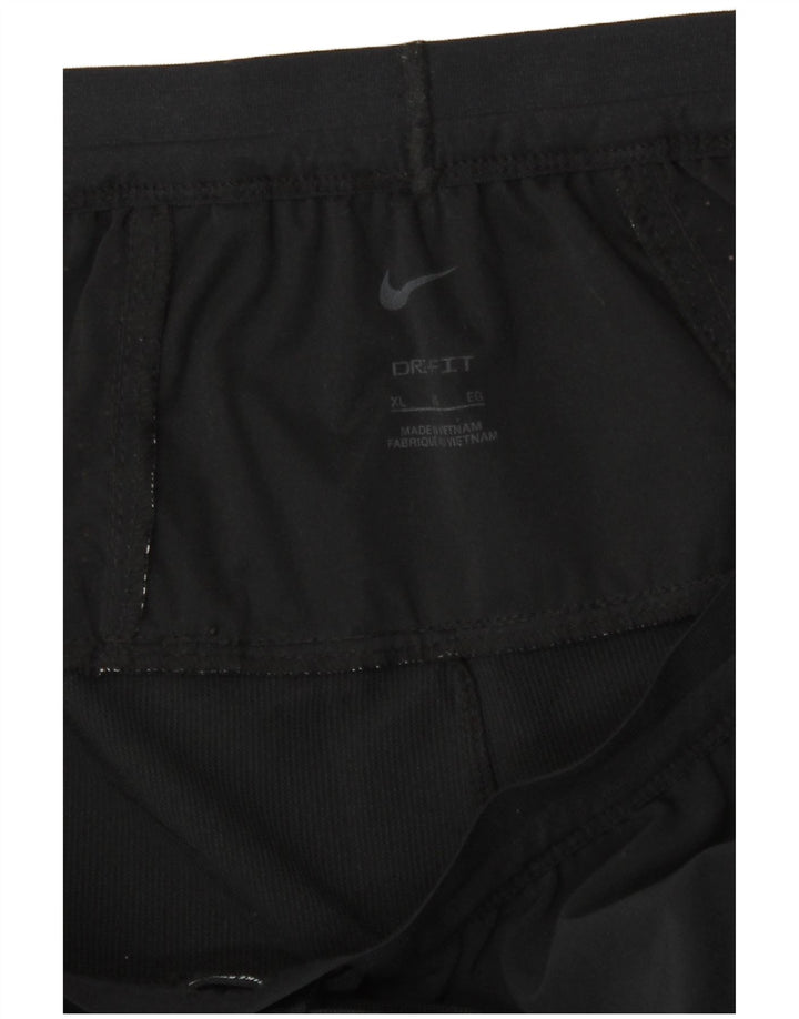 Pantaloni della tuta da donna Nike Dri Fit UK 18 XL poliestere nero