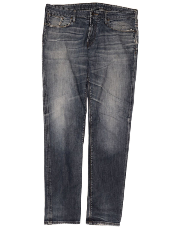 Jeans slim da donna Armani W34 L34 Blu