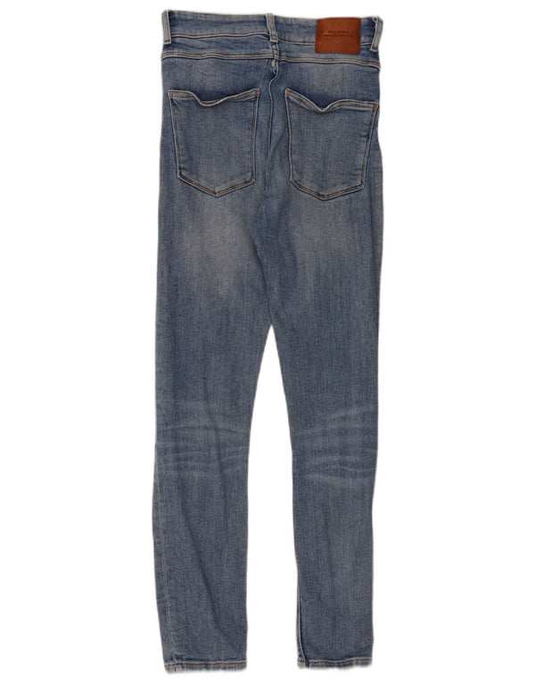 Jeans skinny effetto invecchiato da donna Zara EU 36 XS W26 L27 Blu