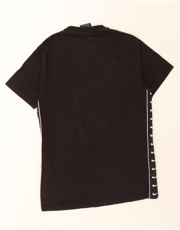 T-shirt grafica da uomo Nike Top in cotone nero medio