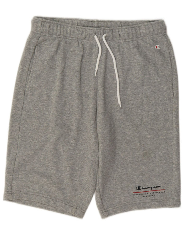 Pantaloncini sportivi da uomo Champion grigio medio chiazzato