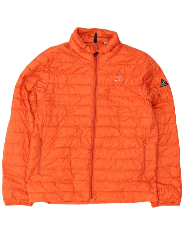 Giacca imbottita da uomo Jack Wills UK 44 2XL arancione poliammide