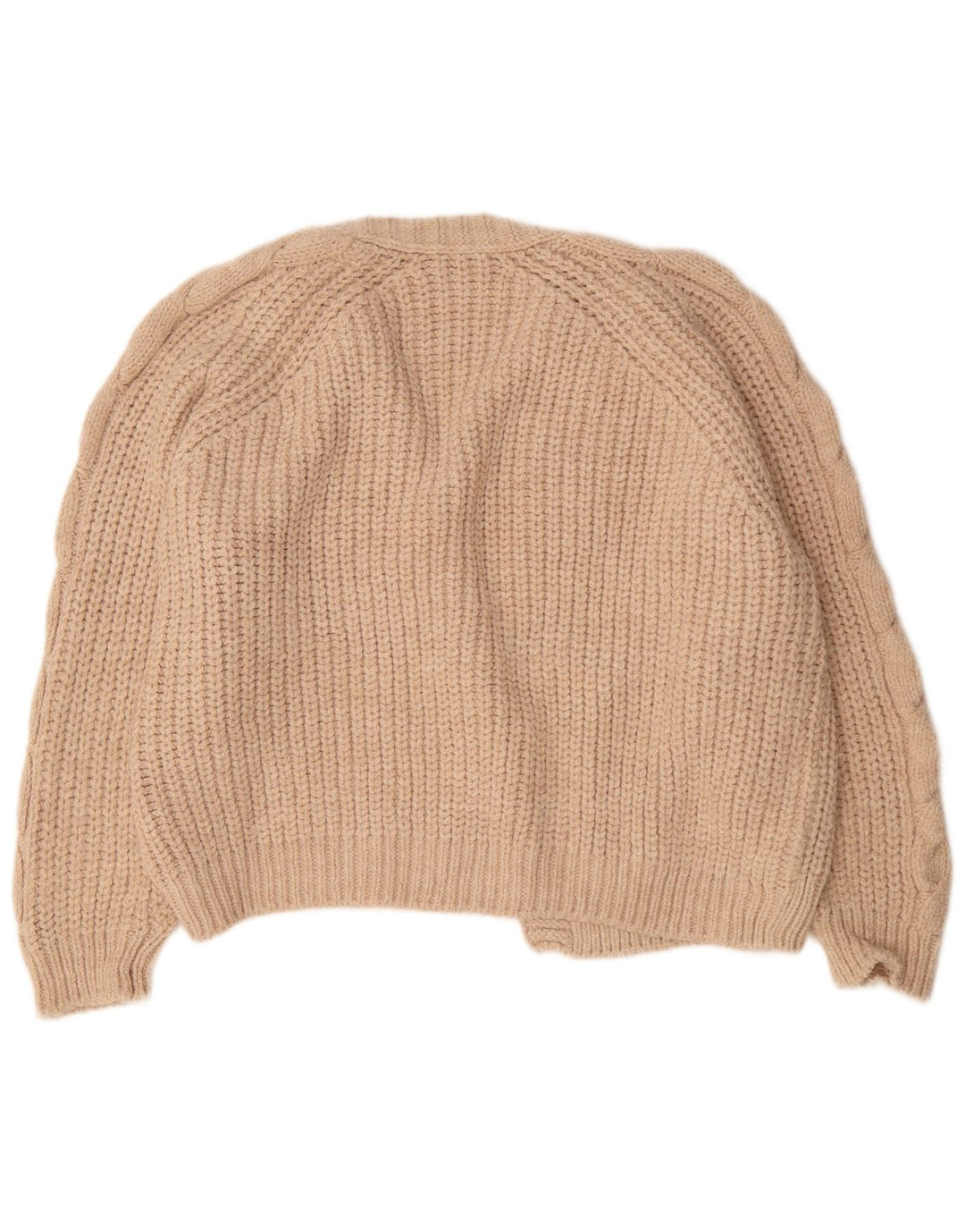 Maglione cardigan oversize da donna Marks & Spencer UK 18 XL Acrilico beige