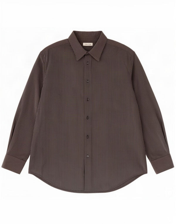 Calvin Klein Camicia da uomo XL a righe grigie
