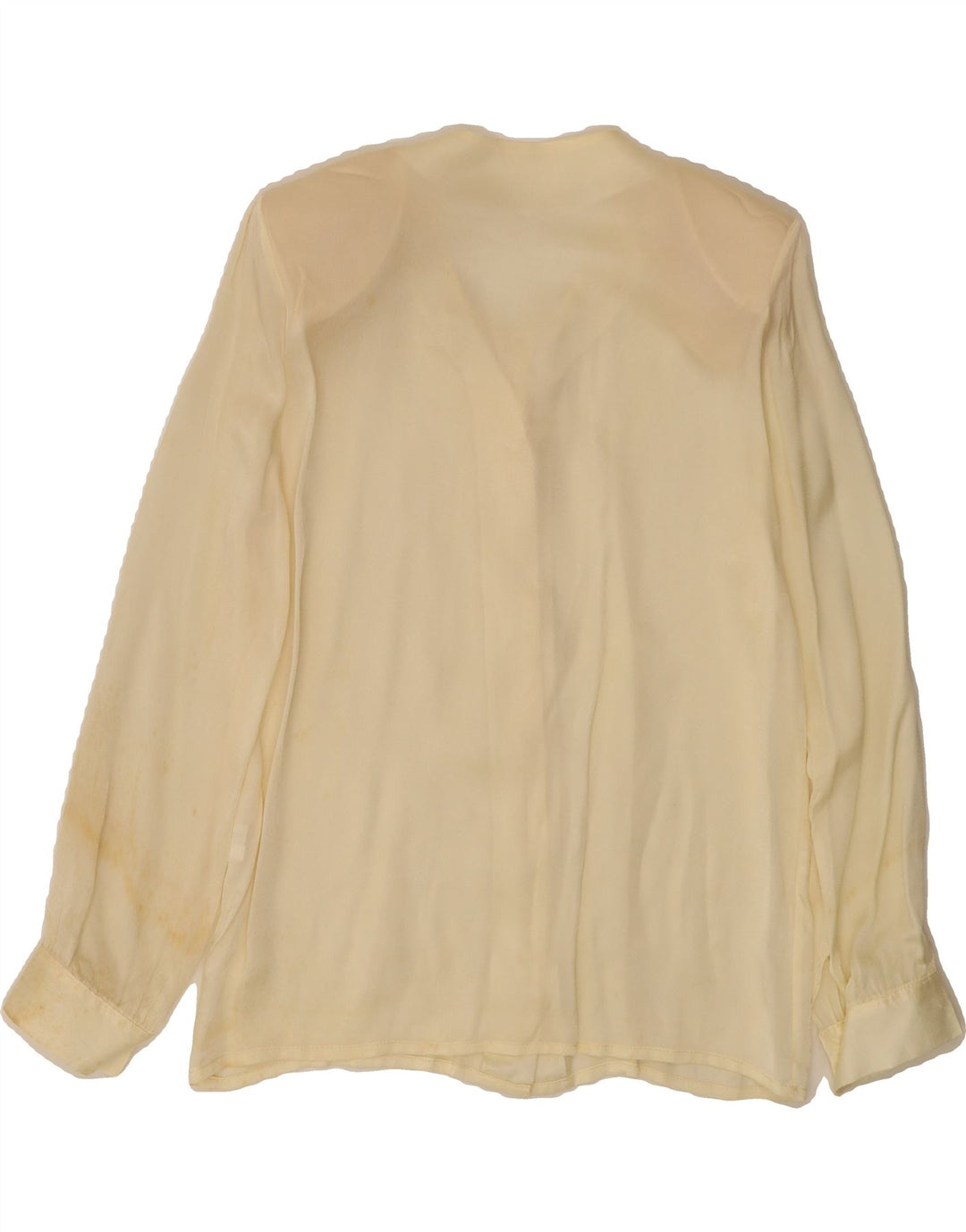 VINTAGE Womens Shirt Blouse IT 44 Medium Off White Vintage Vintage and Second-Hand Vintage from Messina Hembry 