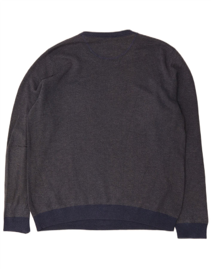 Felpa da uomo White Stuff in cotone medio blu navy