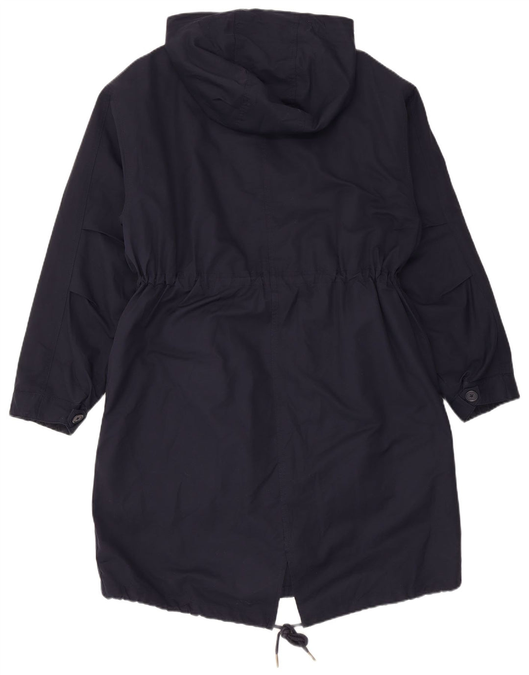 Giacca Parka con cappuccio da donna Marks & Spencer UK 12 medio blu navy poliestere
