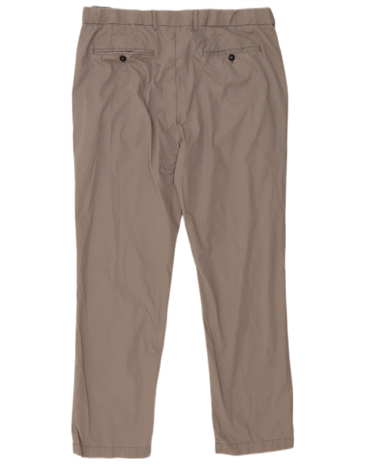 Pantaloni chino dritti Marks & Spencer da uomo blu Harbour W38 L31 grigi