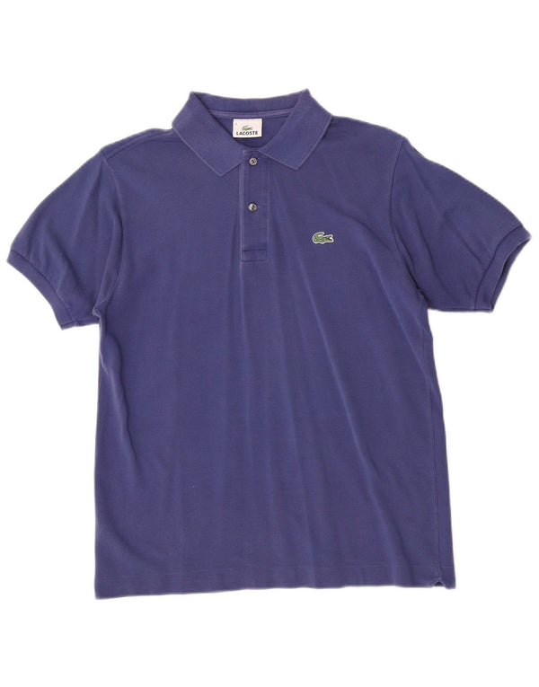 Polo da uomo Lacoste taglia 3 media in cotone blu navy