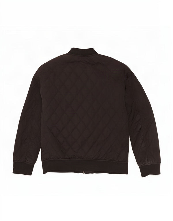 Giacca trapuntata da uomo Zara UK 38 poliestere nero medio