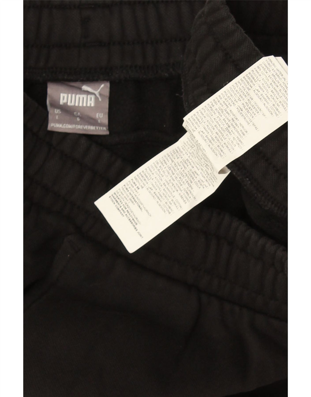 Pantaloni da tuta da uomo Puma Joggers grandi in cotone nero