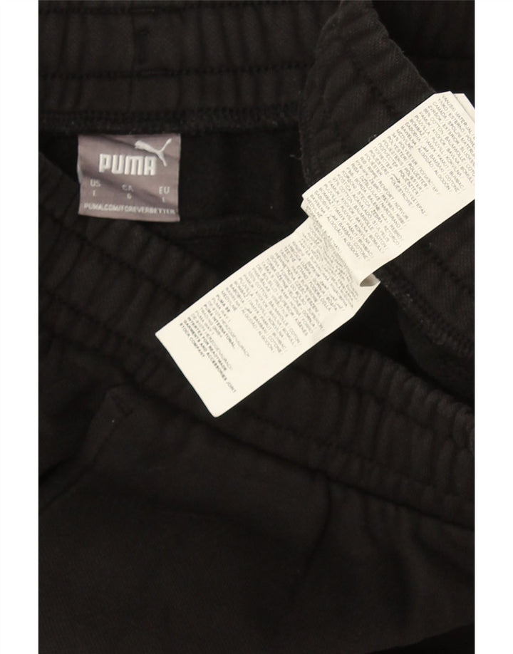 Pantaloni da tuta da uomo Puma Joggers grandi in cotone nero
