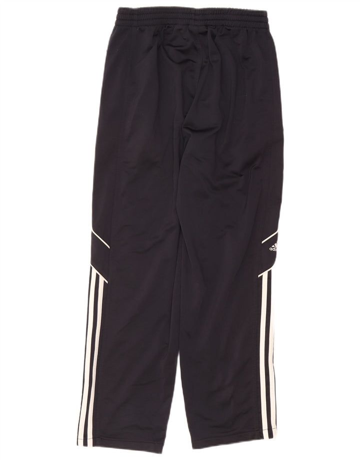 Pantaloni da tuta da uomo Adidas medi in poliestere blu navy