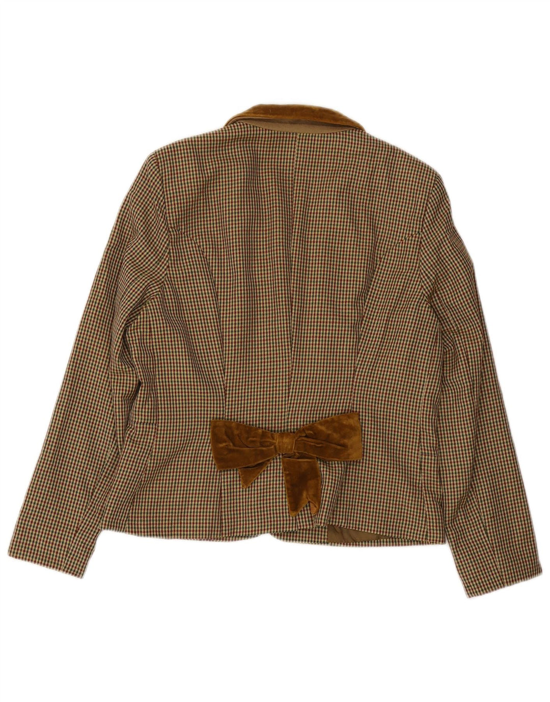 Giacca blazer economica e chic da donna Moschino UK 12 Beige medio classico