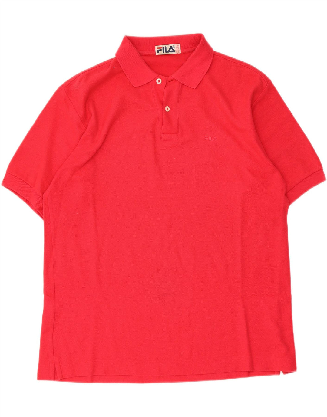Polo Uomo Fila IT 48 Rosso Medio Cotone