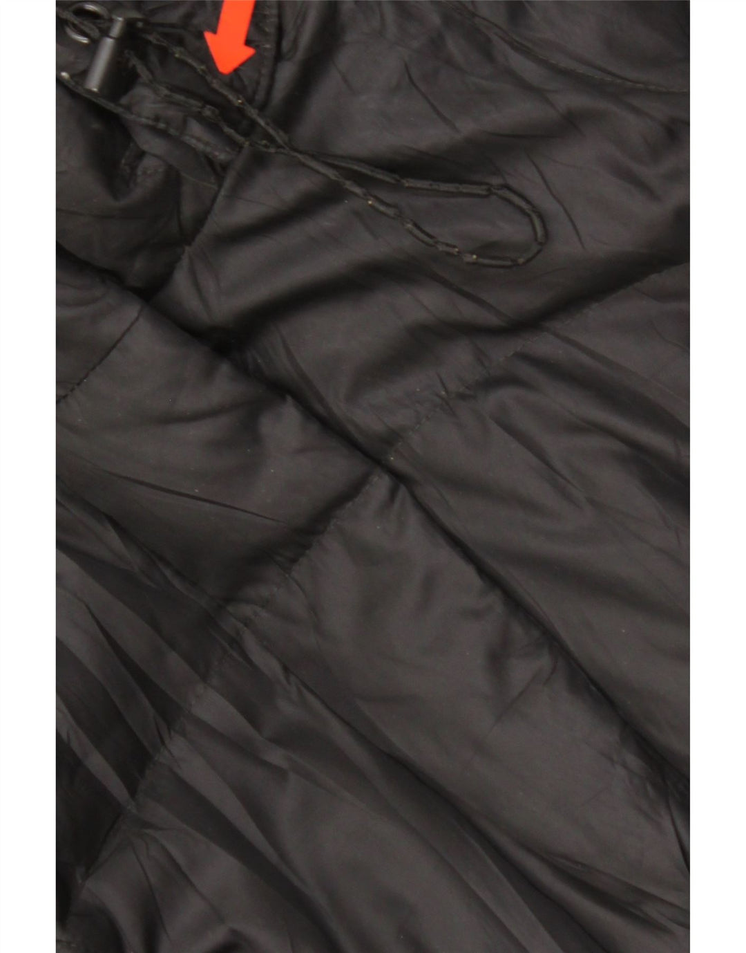 Cappotto imbottito con cappuccio da donna Eddie Bauer UK 14 poliestere nero medio