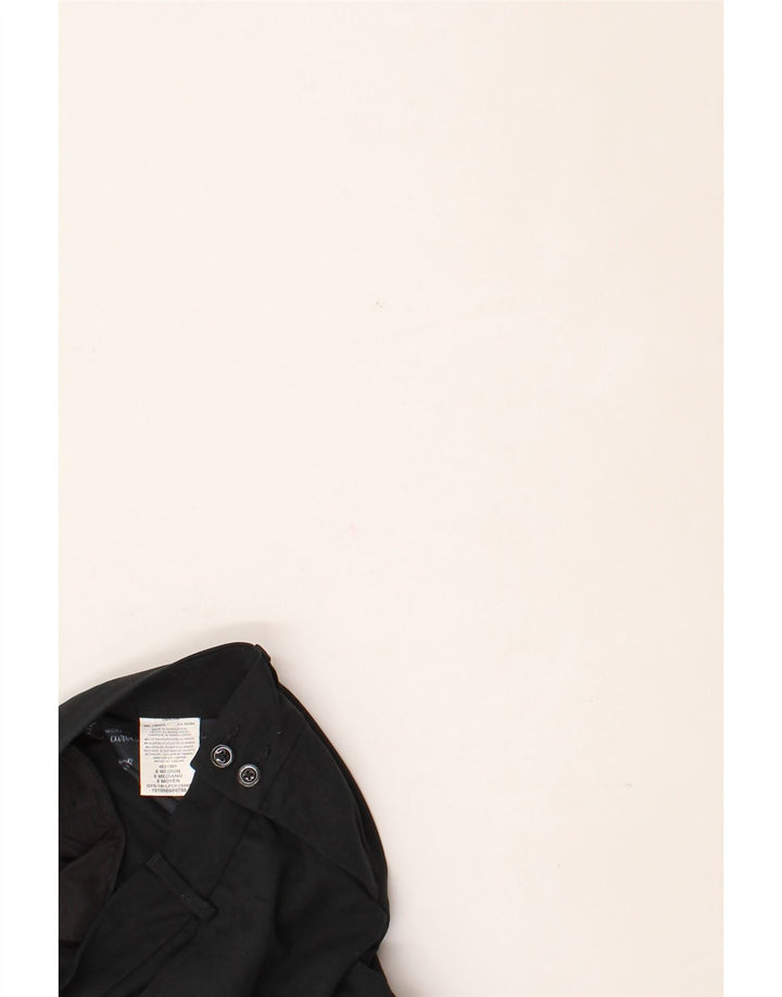 LEE Womens Mid Rise Regular Fit Casual Trousers US 6 Medium W30 L30 Black Vintage Lee and Second-Hand Lee from Messina Hembry 