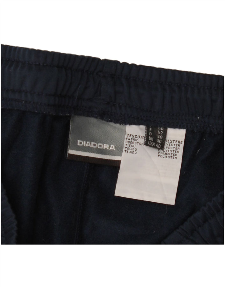 Pantaloni da tuta da uomo Diadora UK 40 Medium Blu Navy Poliestere
