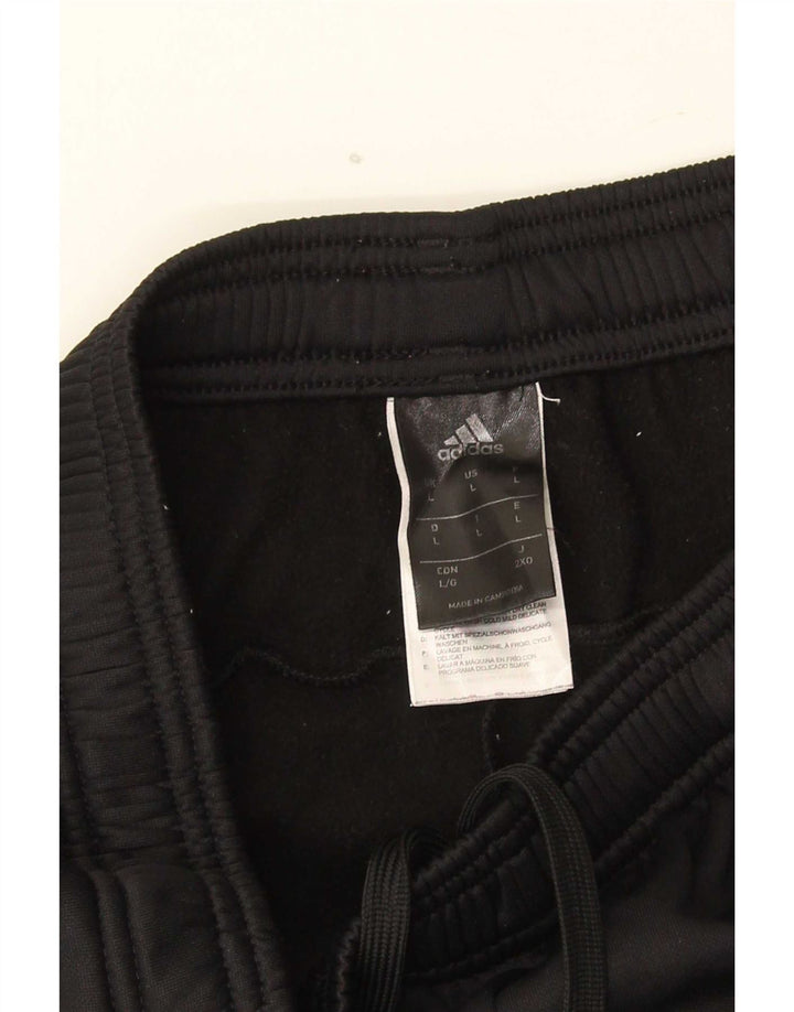 Pantaloni da tuta Adidas Climawarm da uomo grandi in poliestere nero