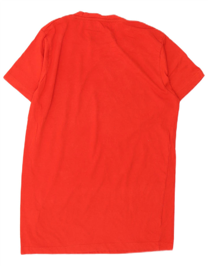 T-shirt grafica da uomo Jack & Jones Top in cotone rosso medio