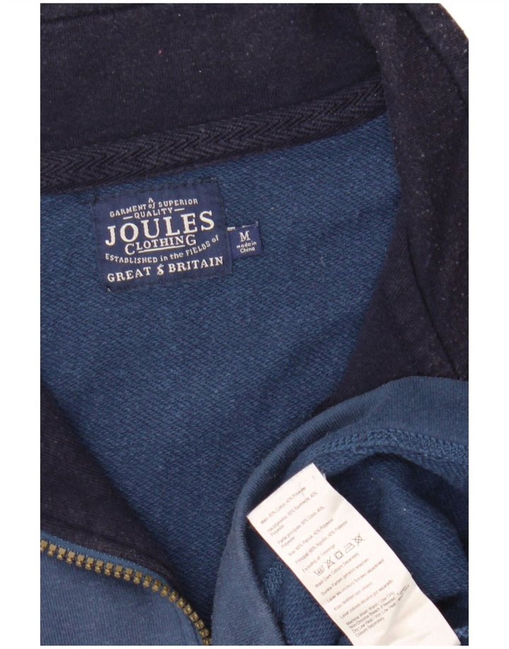 JOULES Felpa da uomo con zip e collo maglione medio blu navy in cotone