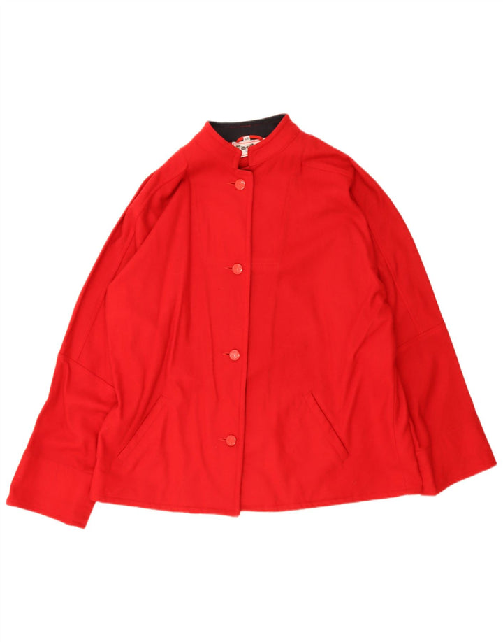 Giubbotto Bomber Oversize Donna Faciba IT 48 XL Rosso Lana