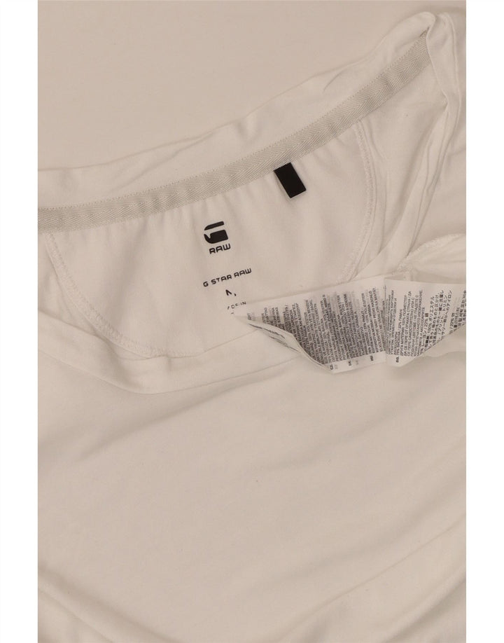 T-shirt da donna G-STAR Top UK 14 viscosa bianca media