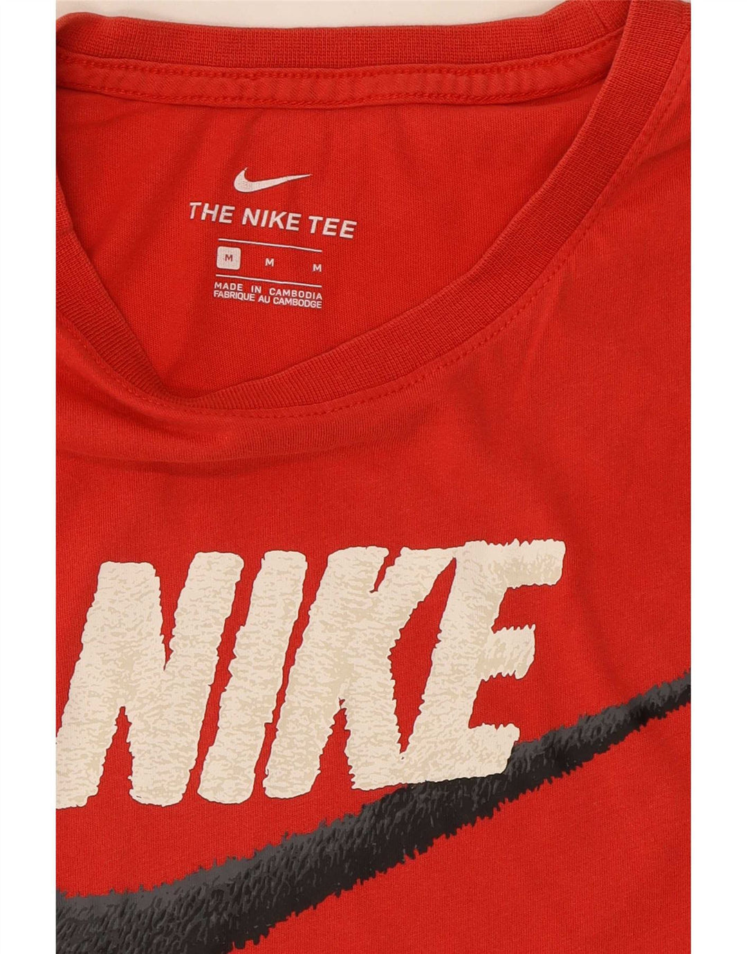 Maglietta grafica Nike da uomo, colore rosso medio
