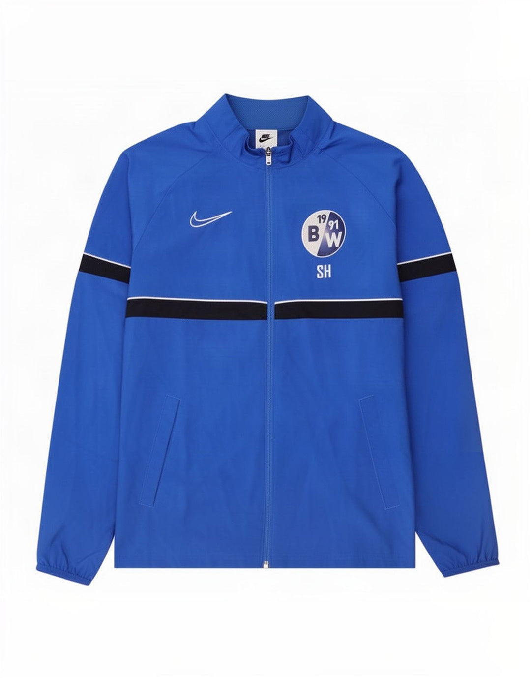 Giacca da tuta grafica Nike Dri Fit da uomo, colore blu medio