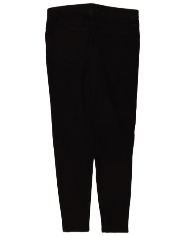 Marks & Spencer Womens Jegging Jeans UK 16 Large W34 L30 Black Cotton