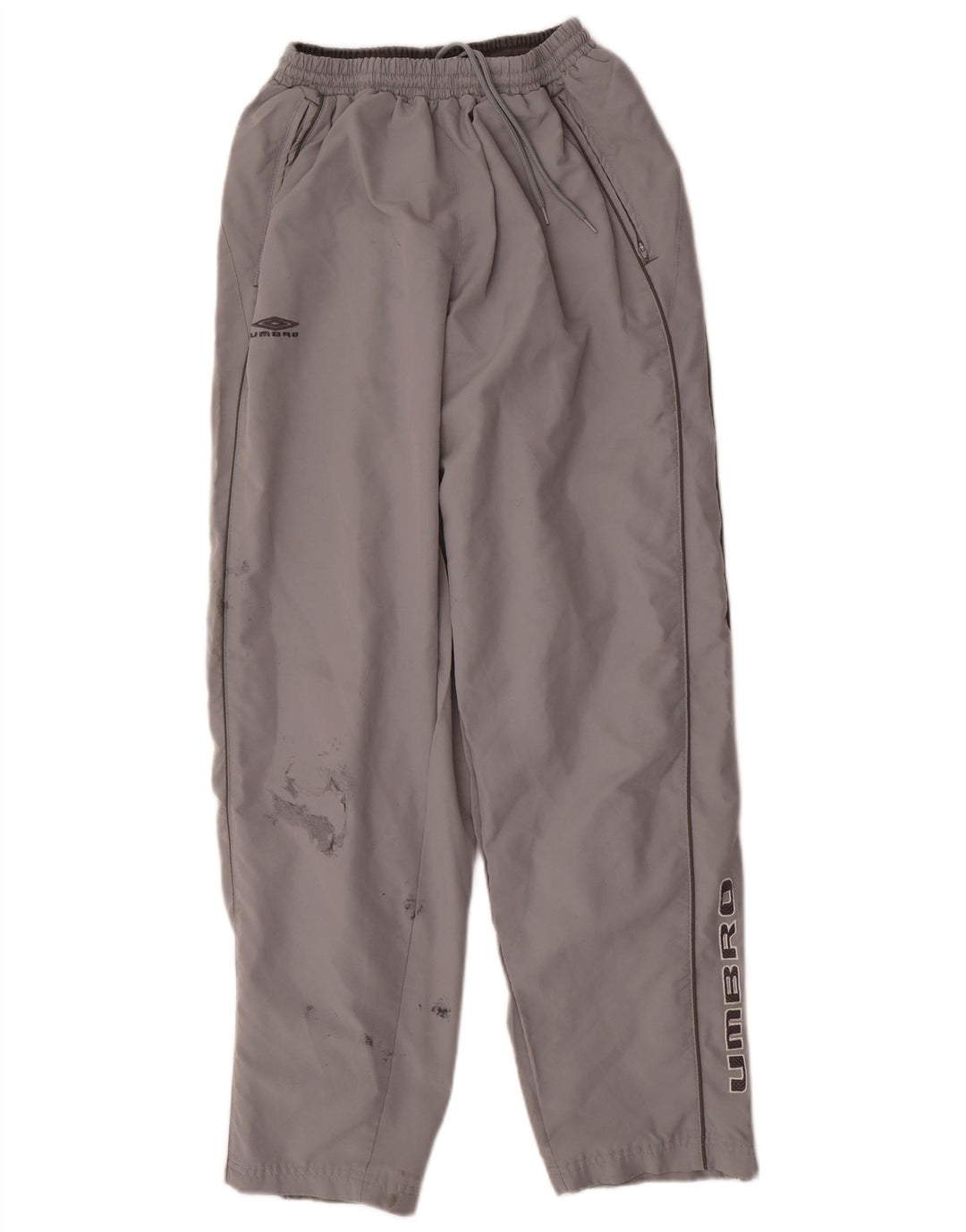 Pantaloni da tuta con grafica Umbro da uomo piccoli in poliestere grigio