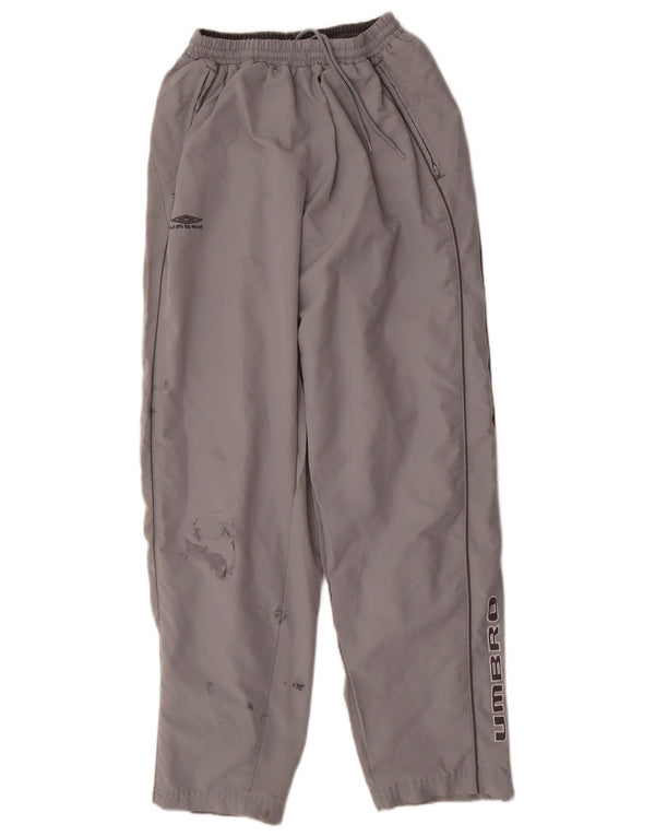 Pantaloni da tuta con grafica Umbro da uomo piccoli in poliestere grigio
