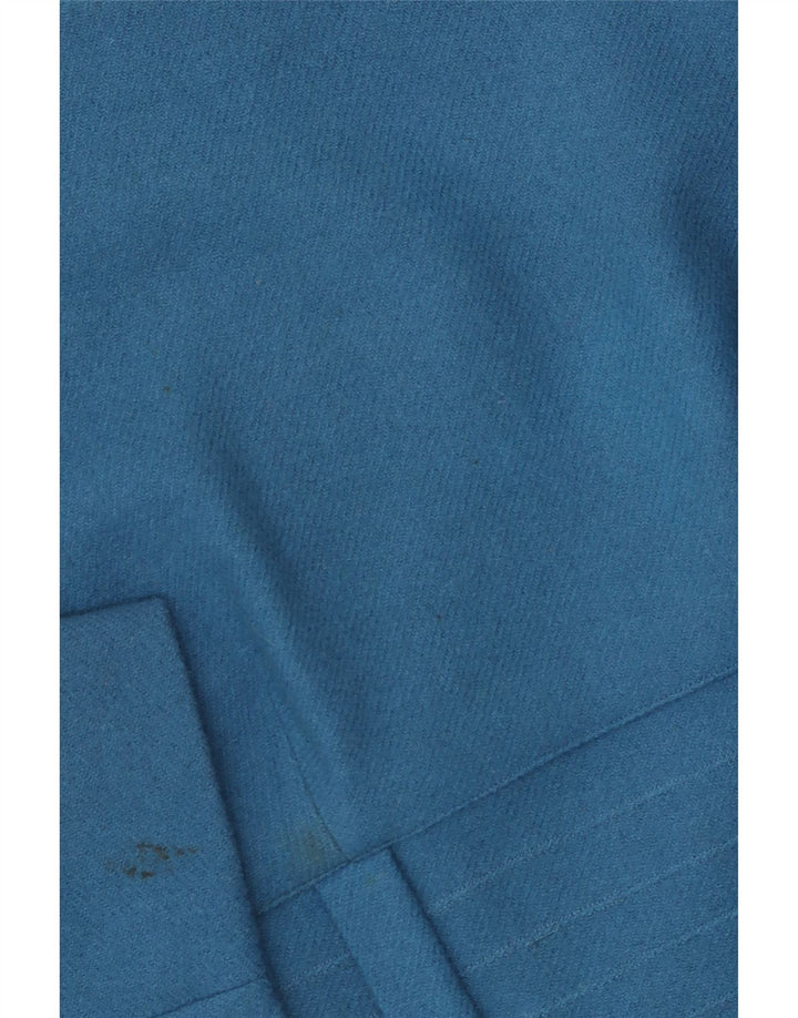 Abito tubino manica 3/4 da donna VINTAGE UK 12 Blu medio