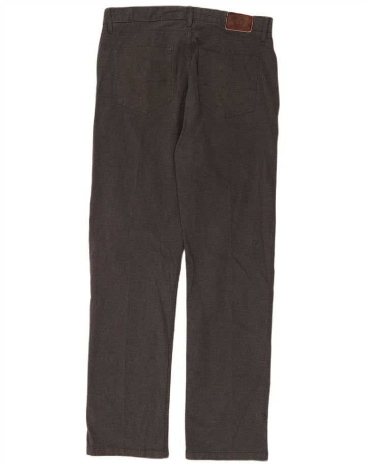Pantaloni casual dritti Marks & Spencer da uomo blu Harbour W36 L33 grigi