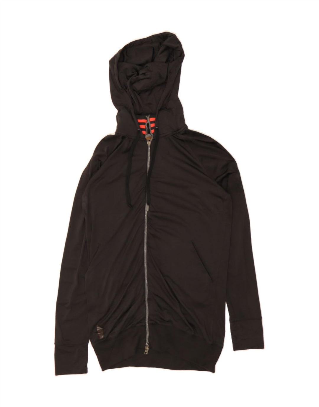 ADIDAS Womens Zip Hoodie Sweater UK 14 Large  Black Polyester Vintage Adidas and Second-Hand Adidas from Messina Hembry 