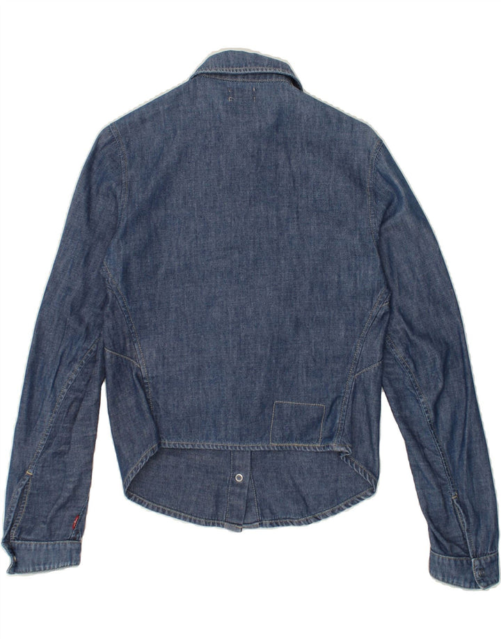 LEVI'S Girls Denim Shirt 11-12 Years Small Blue Cotton | Vintage Levi's | Thrift | Second-Hand Levi's | Used Clothing | Messina Hembry 