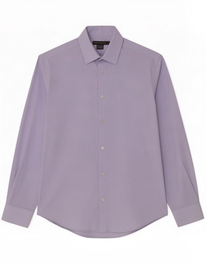 Camicia da uomo French Connection in cotone blu medio