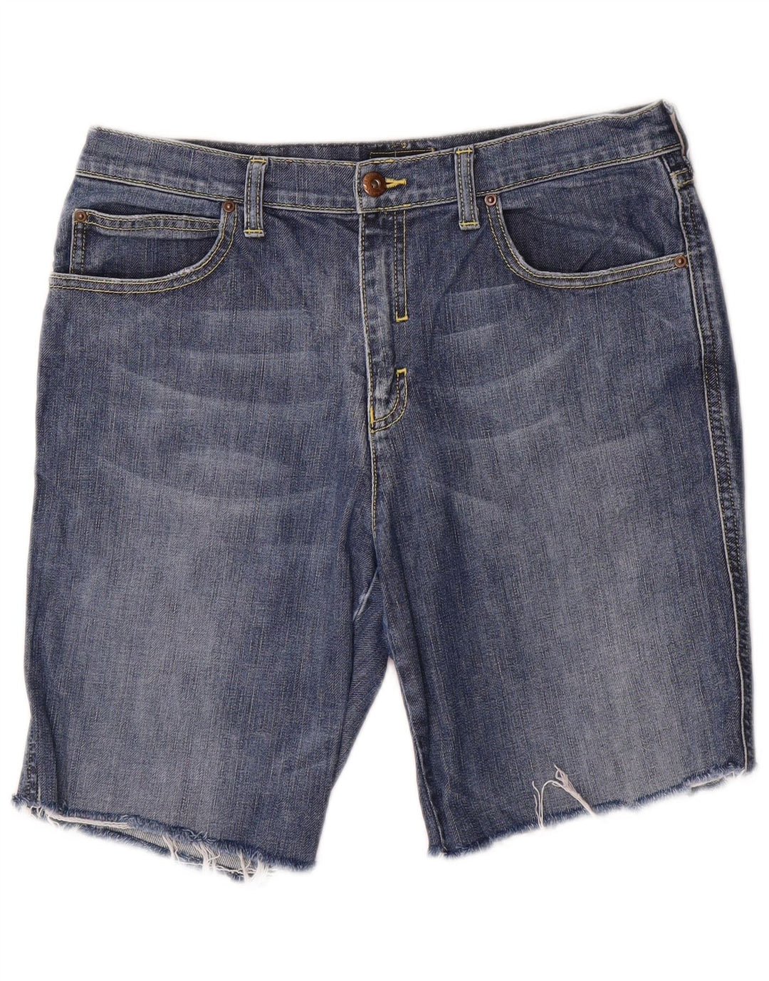 Pantaloncini di jeans da uomo Armani W32 in cotone blu medio