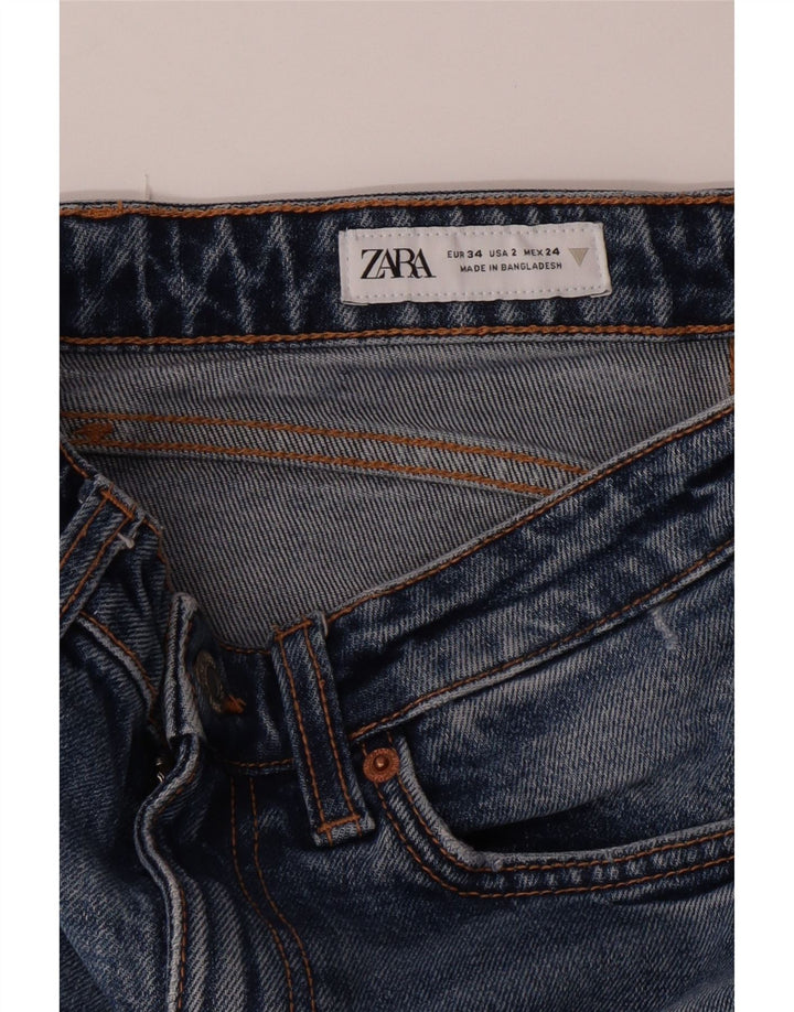 ZARA Womens Bootcut Jeans EU 34 2XS W24 L25 Blue Vintage Zara and Second-Hand Zara from Messina Hembry 