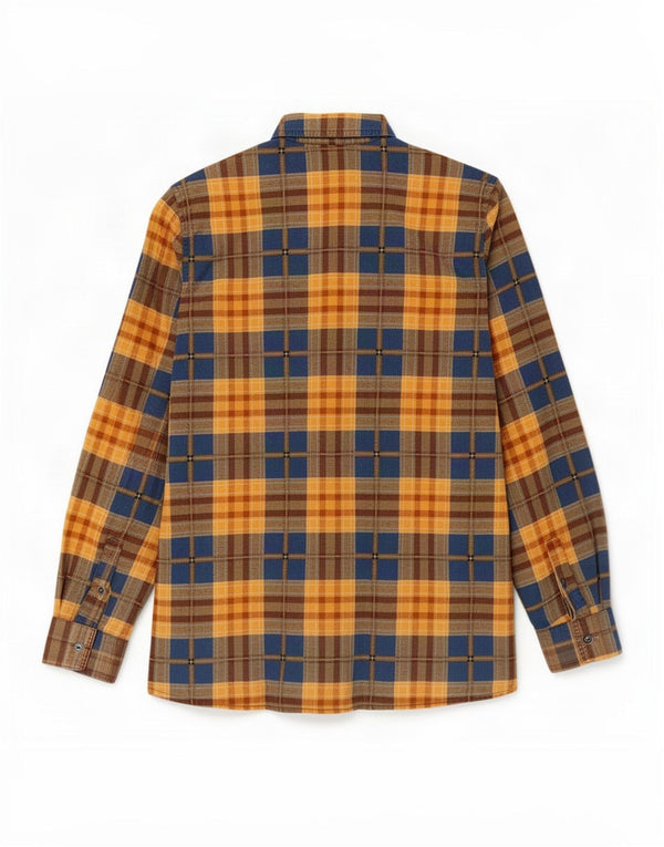 Camicia di flanella da donna Nienhouse & Lotz UK 10 piccolo plaid multicolore