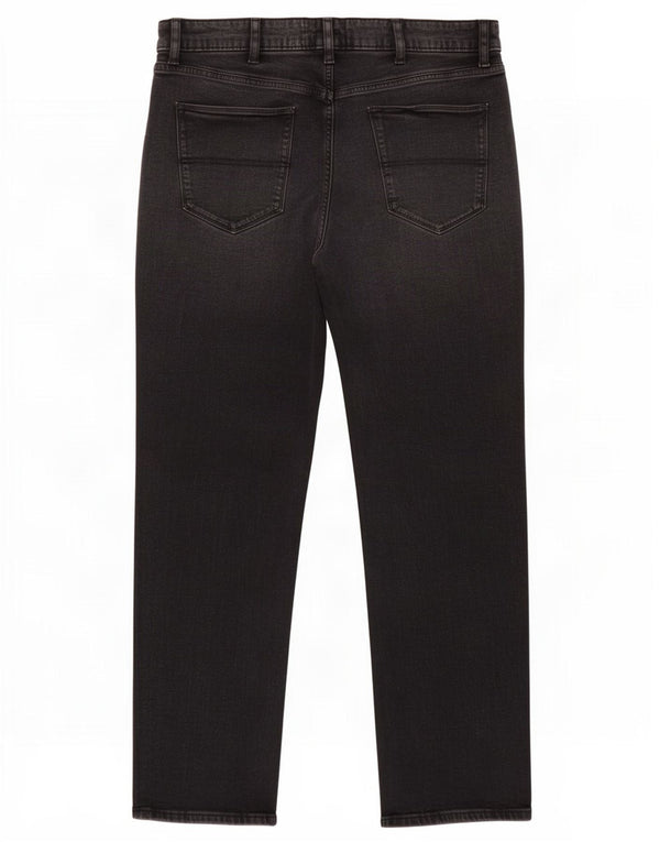 Jeans dritti da uomo Marks & Spencer W42 L33 cotone nero
