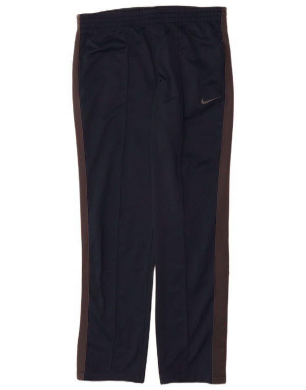 Pantaloni da tuta da uomo Nike Sport medi in poliestere blu navy