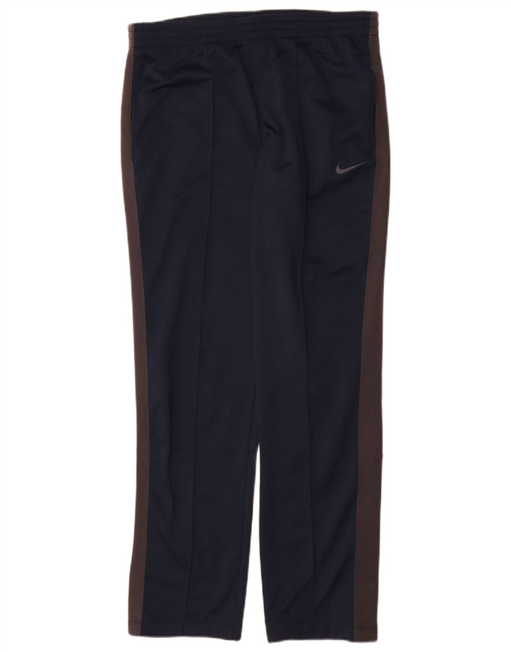 Pantaloni da tuta da uomo Nike Sport medi in poliestere blu navy