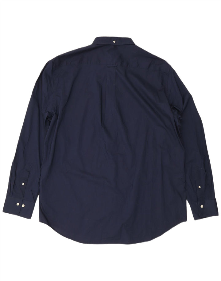Camicia Gant da uomo vestibilità regolare 2XL cotone blu navy classico