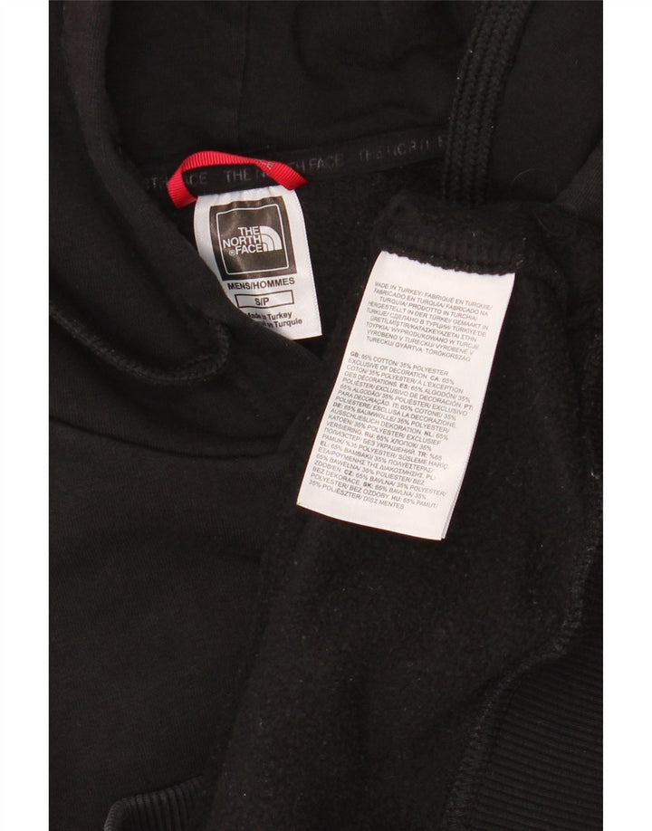 Felpa con cappuccio da uomo The North Face piccola in cotone nero