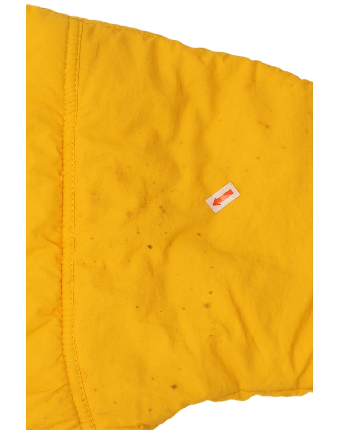 ELLESSE Womens Hooded Windbreaker Jacket IT 36 XS Yellow Polyamide
