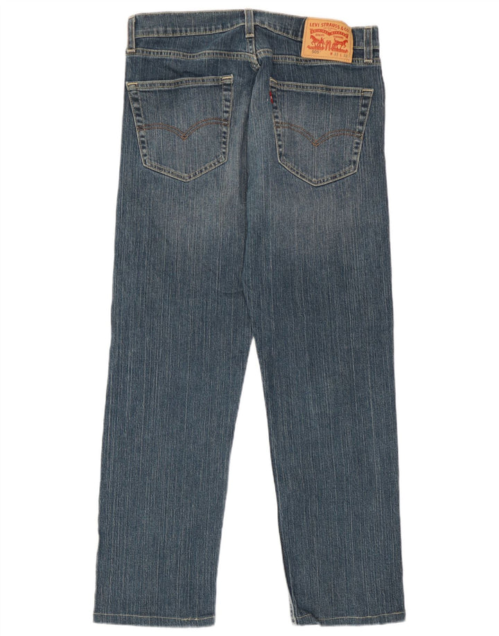 Levi's Uomo 505 Jeans dritti W31 L27 Cotone Blu