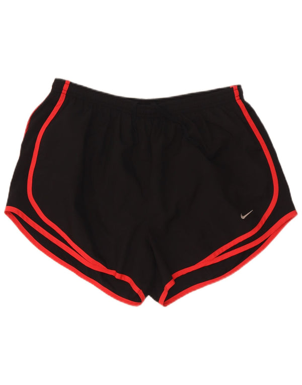 Pantaloncini sportivi Nike Dri Fit da donna UK 14 grandi neri