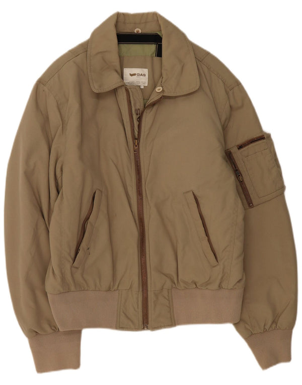 Giubbotto bomber da uomo GAS UK 40 Large Beige
